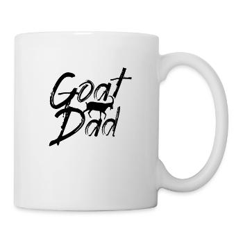 Goats dad goat billy goat domestic goat breeder - Mug - white - Right