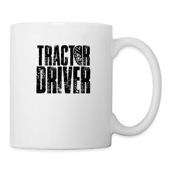 Conducteur de tracteur tracteur tracteur tracteur agricole - Mug blanc - blanc - Droite