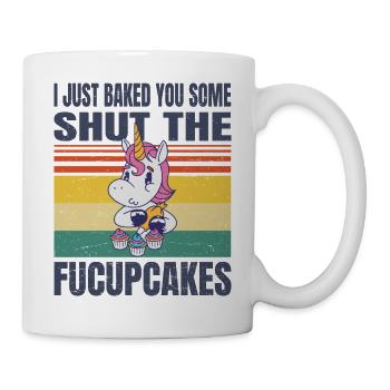 Je viens de vous en cuire un peu ferme la licorne Fucupcakes - Mug blanc - blanc - Droite