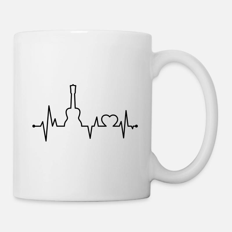 ukulele - Mug - white