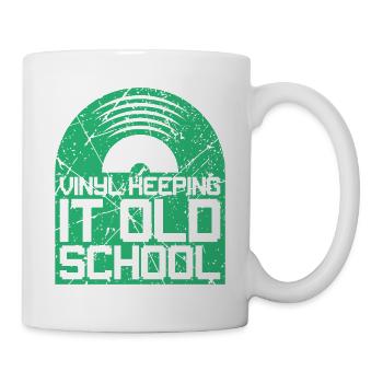 Vinyle Disques Tourne-disques Old School LPs - Mug blanc - blanc - Droite