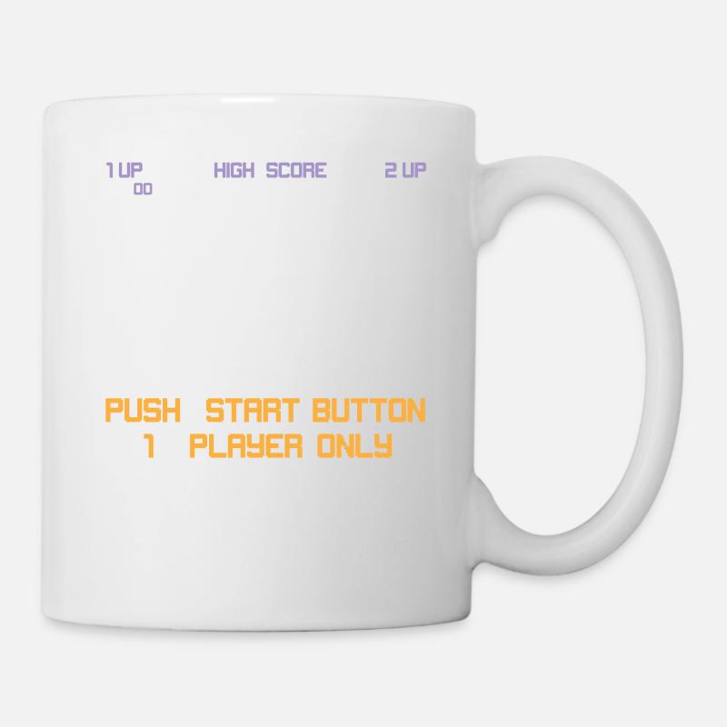 retro arcade game - Mug - white
