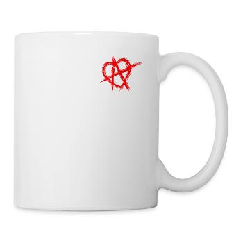Beziehungsanarchie Symbol RA Relationship Anarchy - Mug - white - Right