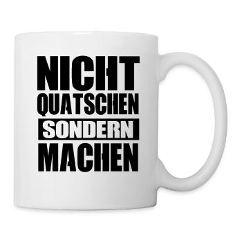 Handwerker Handwerk Geschenk - Tasse - Weiß - Rechts