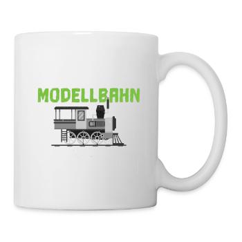 Mein Keller Meine Modellbahn Meine Leidenschaft - Tasse - Weiß - Rechts