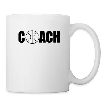Basketball coach basketball coach coach team - Mug - white - Right