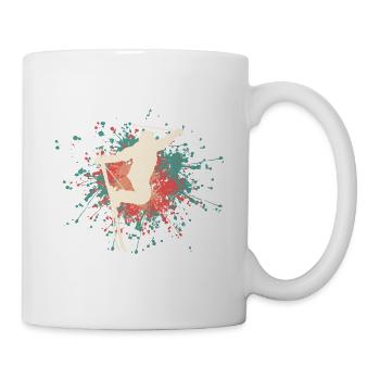 Funny ski skier mountains skiing saying gift - Mug - white - Right