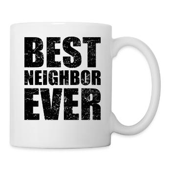Best neighbor neighbor neighborhood gift - Mug - white - Right
