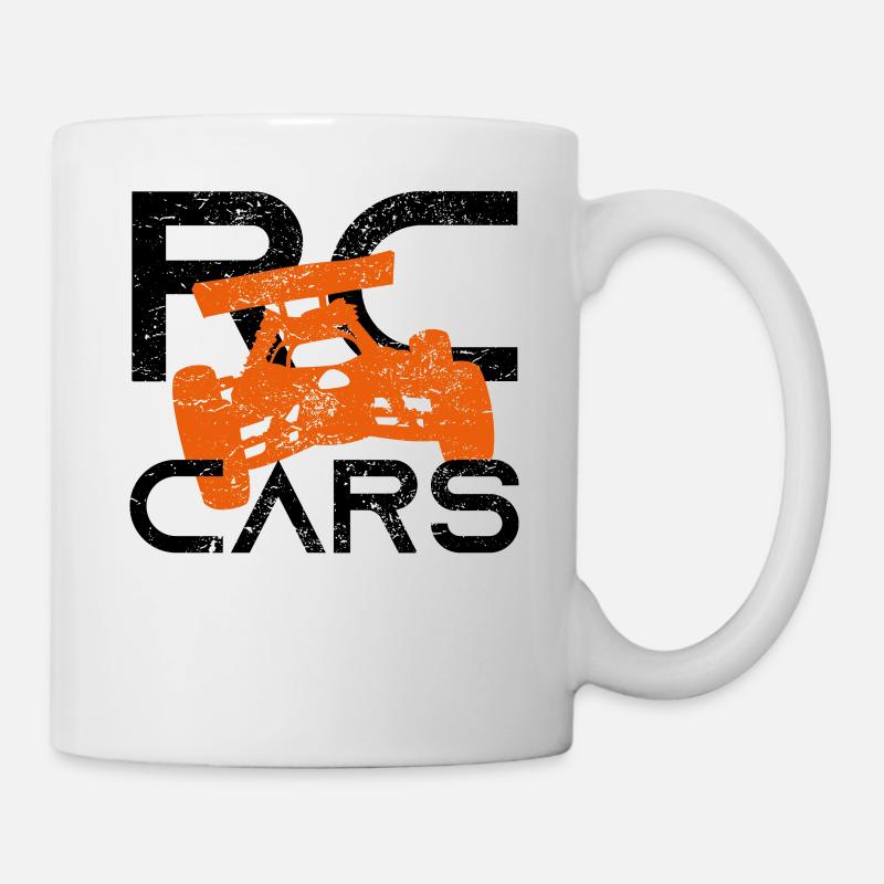 Cadeau de modélisation de voiture de modèle de voiture RC Auto - Mug blanc - blanc