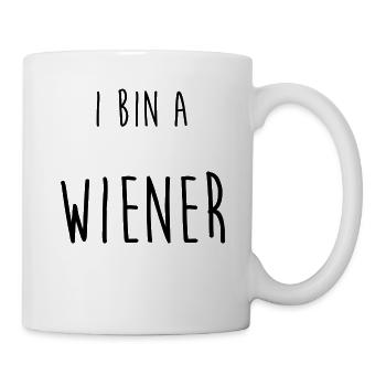 I Bin A Wiener - Tasse - Weiß - Rechts