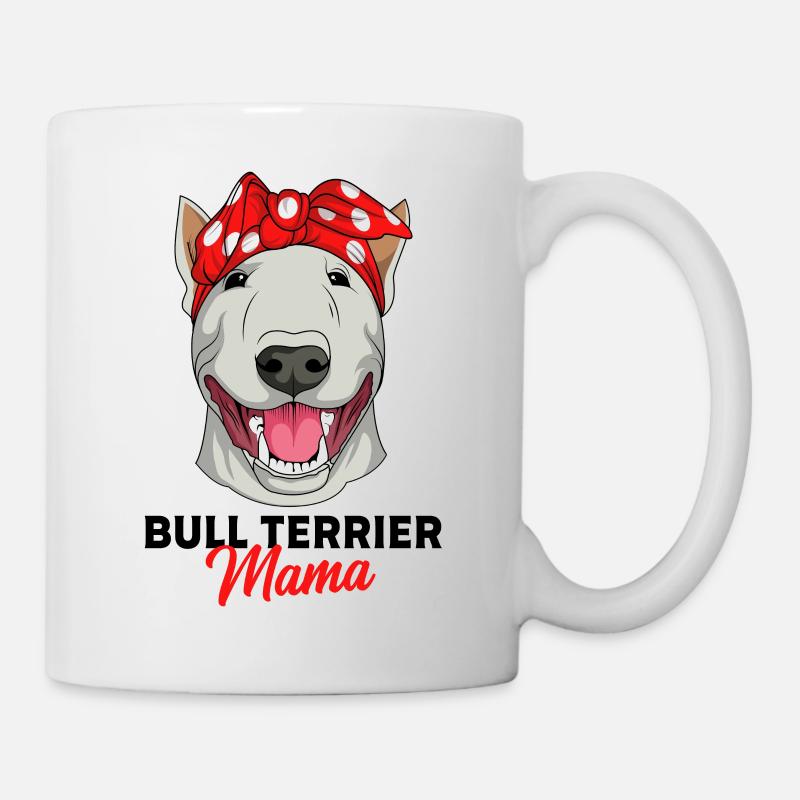 Bull terrier - Mug blanc - blanc
