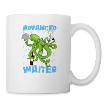 Funny sayings for waiter, waitress, waitress - Mug - white - Right