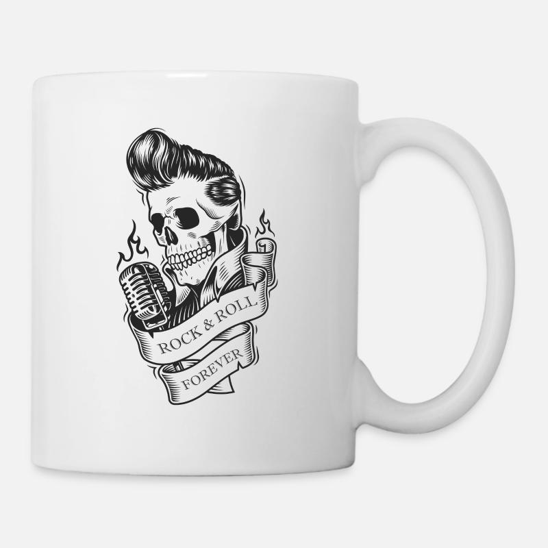Rock and roll - Mug blanc - blanc