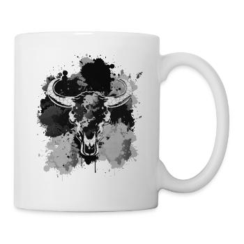 Taureau - Mug blanc - blanc - Droite