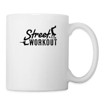 Street Workout Fitness Claisthenics Geschenkidee - Tasse - Weiß - Rechts