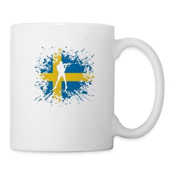 Cadeau De Biathlon Pour Les Fans De Sports - Mug blanc - blanc - Droite