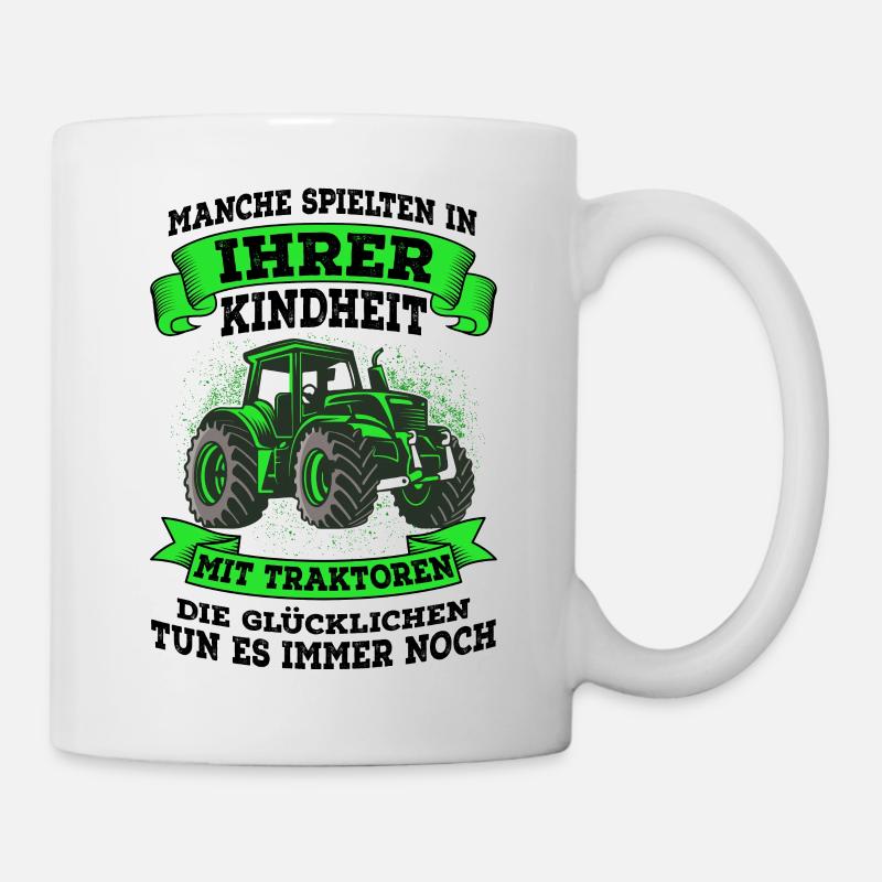 Traktor - Tasse - Weiß