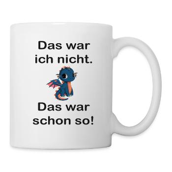 Ich bin Unschuldig - Tasse - Weiß - Rechts