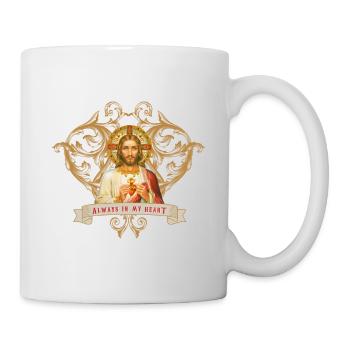 Jesus Christus, Christen-Liebe, Glaube - Tasse - Weiß - Rechts