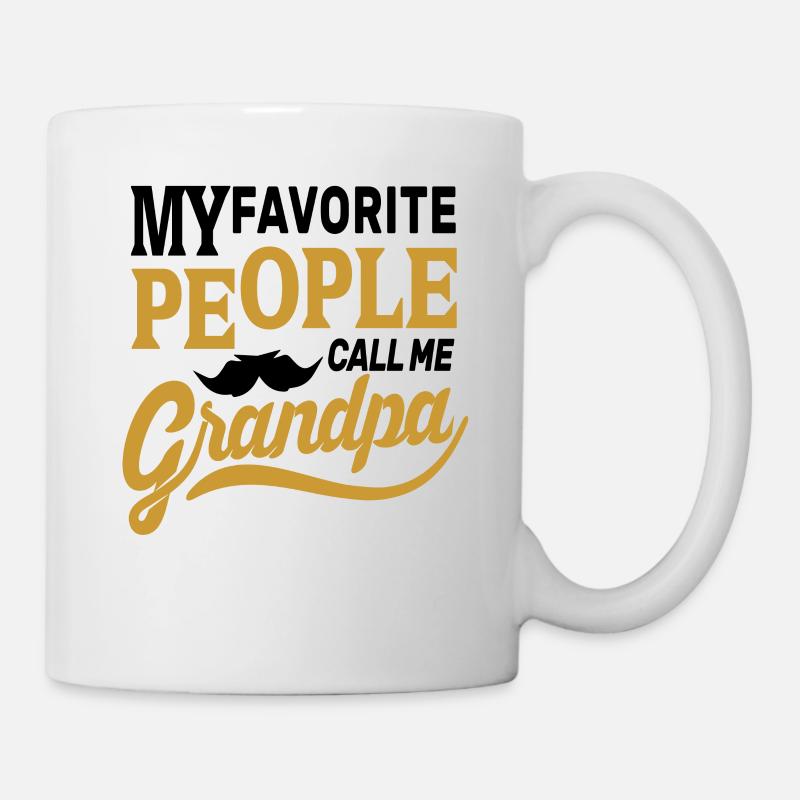 Grand-père - grand-père - Mug blanc - blanc