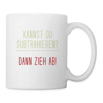 Lustige Sprüche - Lehrer Schüler - Tasse - Weiß - Rechts