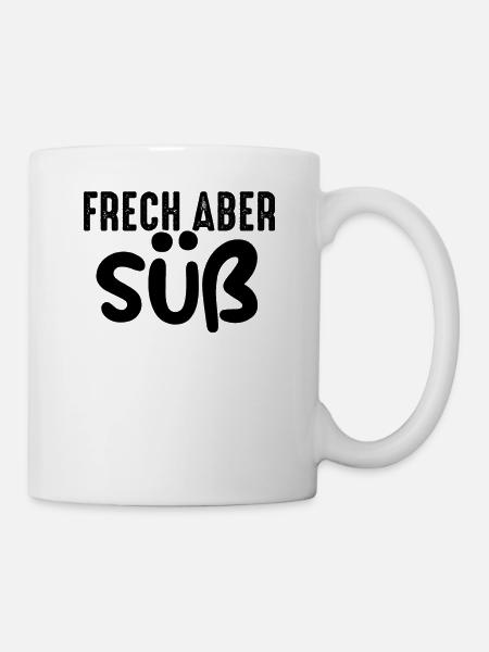 Frechdachs I Frech Aber Süß Kinder Mädchen Junge - Tasse - Weiß