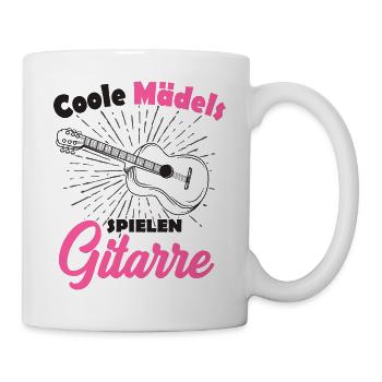 Gitarre - Tasse - Weiß - Rechts