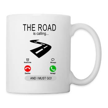 The road is calling - Road guards - Road builders - Mug - white - Right