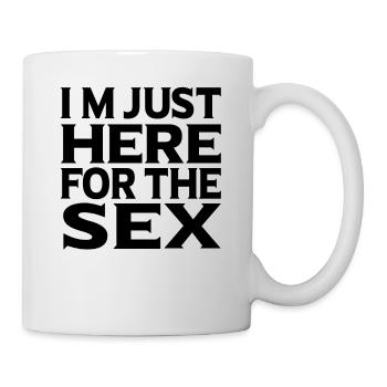 Sex Spruch Ficken Porno - Tasse - Weiß - Rechts