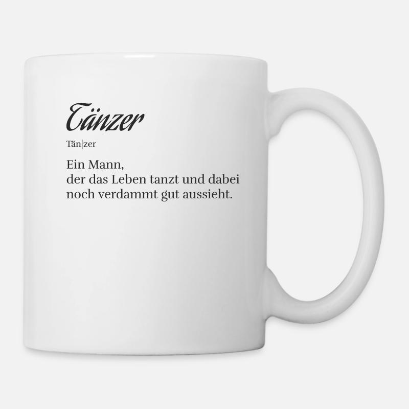 Tänzer Tanzen Tanzlehrer Männer Walzer Geschenk - Tasse - Weiß