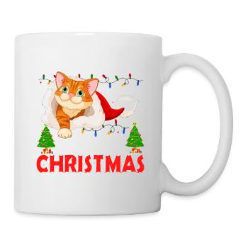 CHRISTMAS - MEOW MEOW MERRY CHRISTMAS CAT - Mug - white - Right
