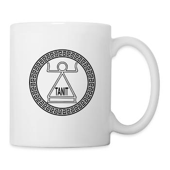 Ancient Carthage Tanit Symbol Carthage Goddess - Tasse - Weiß - Rechts