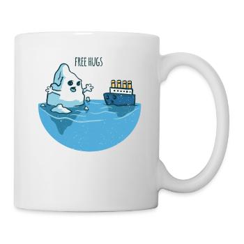 & ship saying Free Hugs Knuddel - Mug - white - Right