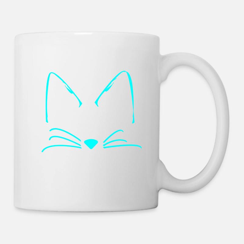 Chats chat mignon - Mug blanc - blanc