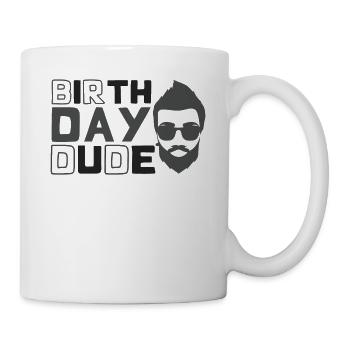 Vintage Birthday Dude - Tasse - Weiß - Rechts
