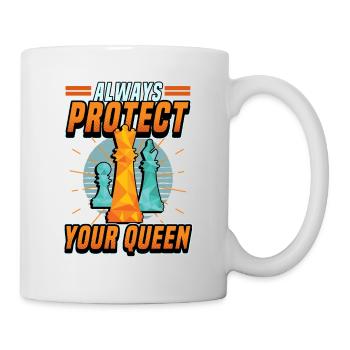 Chess Checkmate Queen Board Game Gift - Mug - white - Right