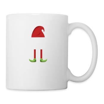 Patron elfe maman maman noël - Mug blanc - blanc - Droite