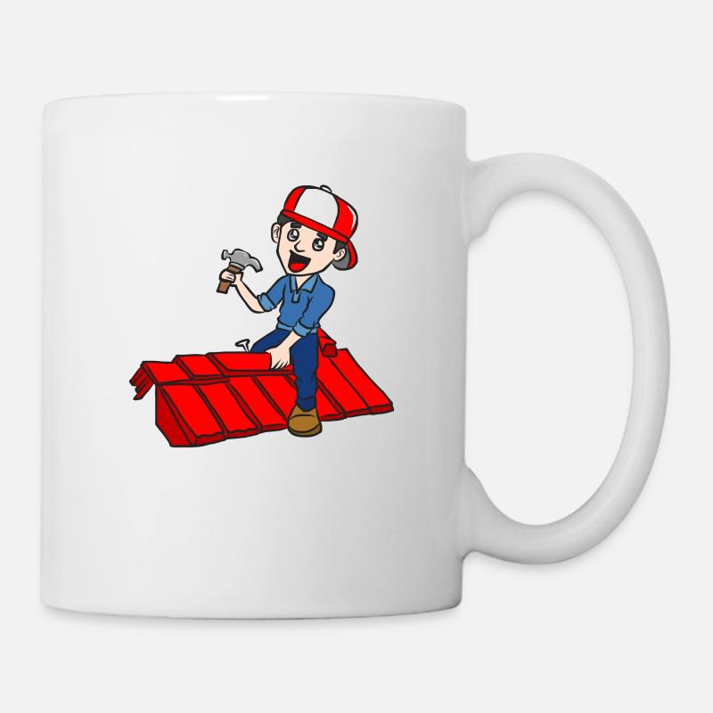 DACHDECKER - Tasse - Weiß