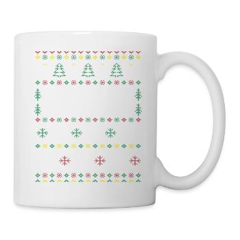 Verfickte Scheisse Ugly Christmas - Tasse - Weiß - Rechts