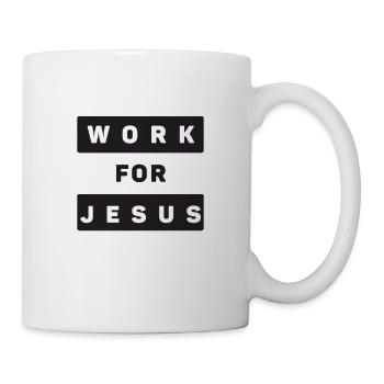Work for Jesus - Pastors Design Jesus-Worker - Mug - white - Right