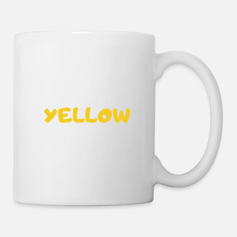 Yellow - Tasse - Weiß