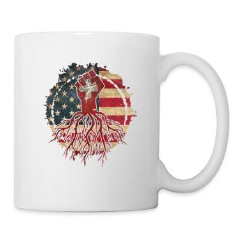 Switzerland America Patriot Flag Swiss - Mug - white - Right