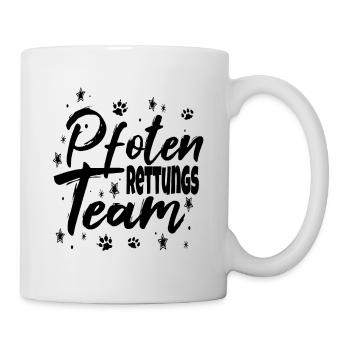 Tierschutz Tierarzt Tierretter Hunde Katzen Spruch - Tasse - Weiß - Rechts