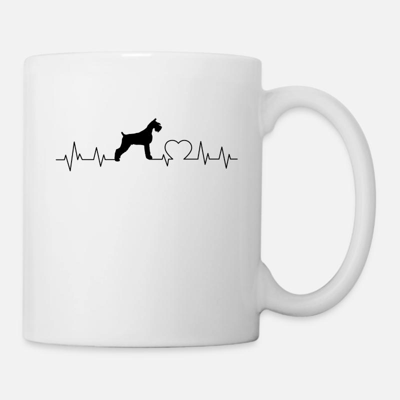 Riesenschnauzer - Tasse - Weiß