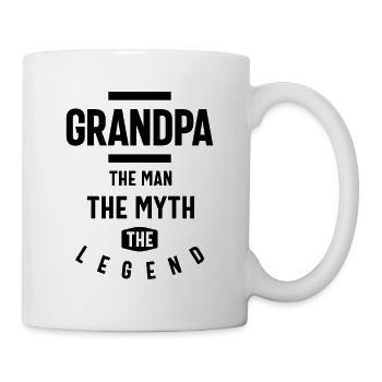 Grand-père l'homme le mythe la légende | Grand-père - Mug blanc - blanc - Droite