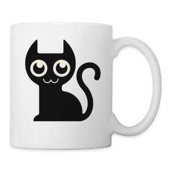 Cat Funny Design Cat Cats Paw Gift - Mug - white - Right