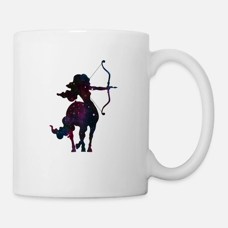 Schütze Sternzeichen Geschenk - Tasse - Weiß
