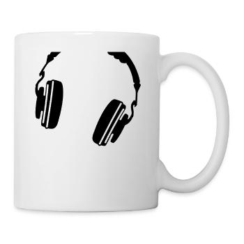Headset, Gaming, Music, Bass, Melody, Gift - Mug - white - Right