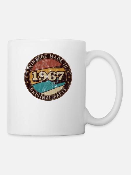 1967 Geburtstag Vintage Geschenkidee - Tasse - Weiß