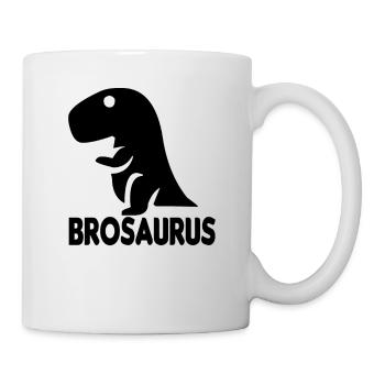 Brother brosaurus dino brothers gift - Mug - white - Right
